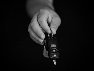 Handing over keys after selling your car