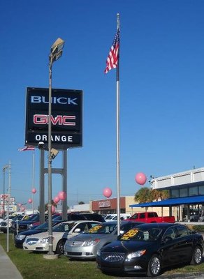 orange buick gmc store front