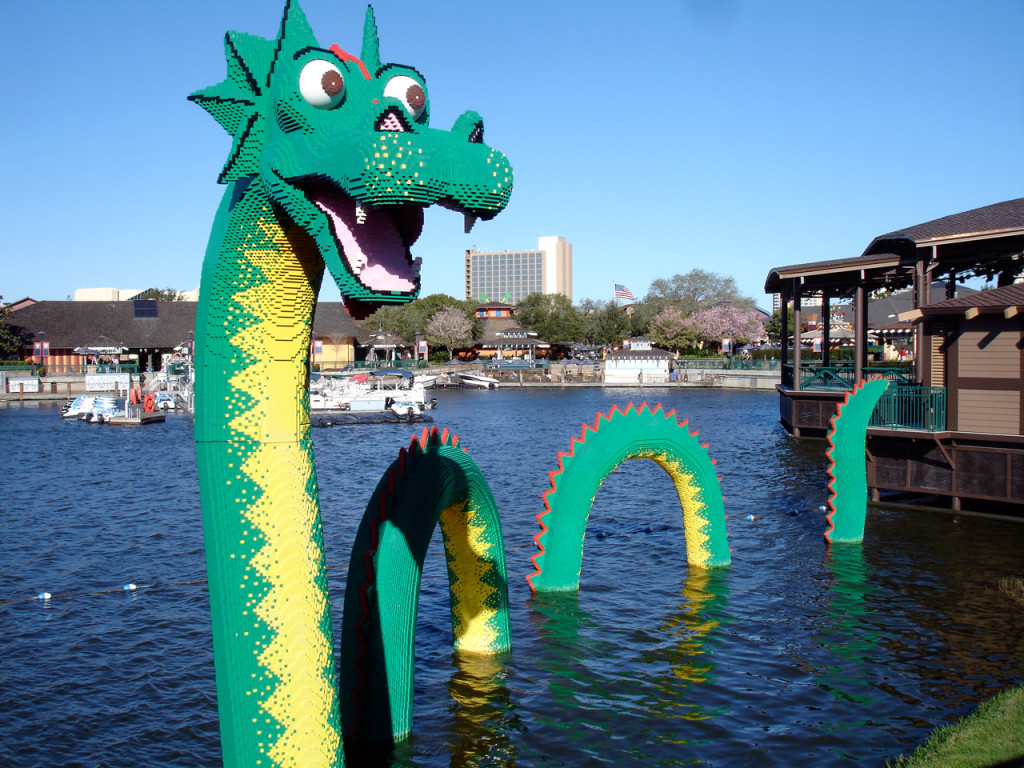 Dragon at the LEGO Imagination Center in Lake Buena Vista
